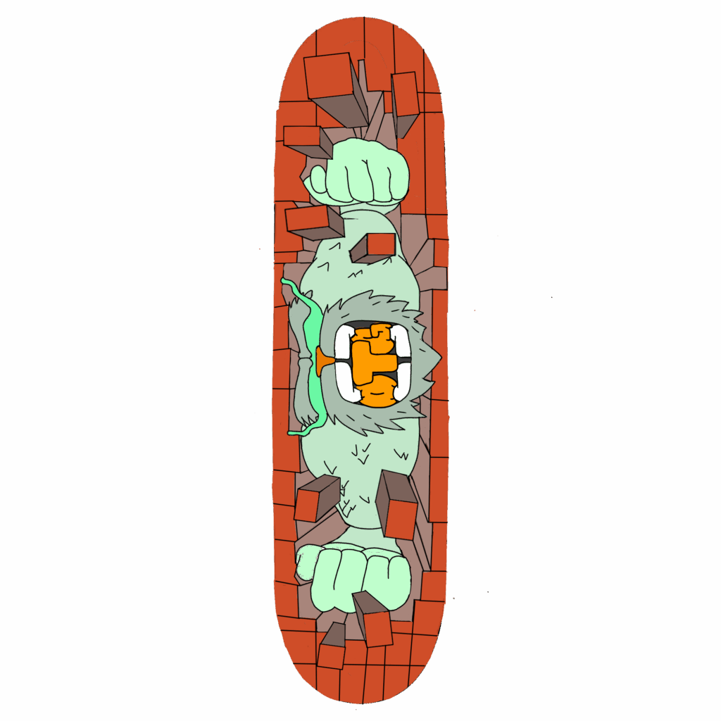 Yeti SkateBoard Deck