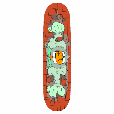 Yeti SkateBoard Deck